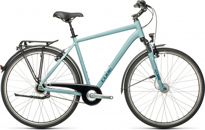 Велосипед Cube Town Pro (2021) Blue/Grey