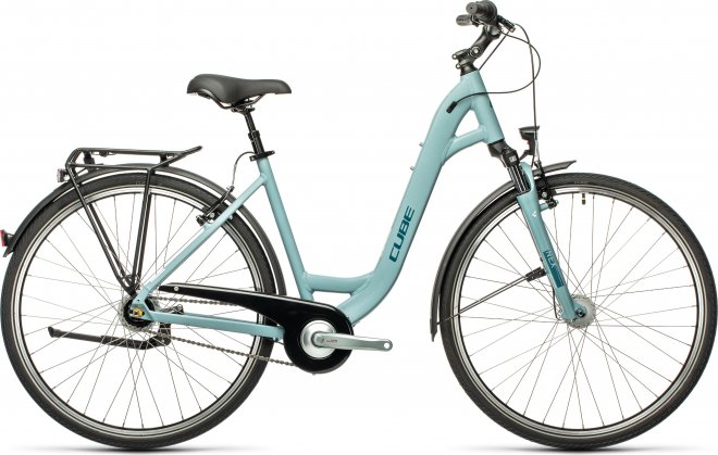 Велосипед Cube Town Pro Easy Entry (2021) Blue/Grey
