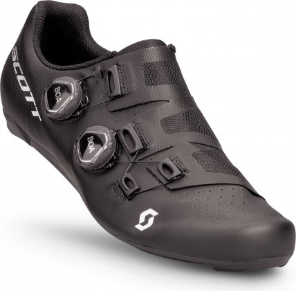 Велотуфли Scott Road RC Python Shoe, чёрные Black/White