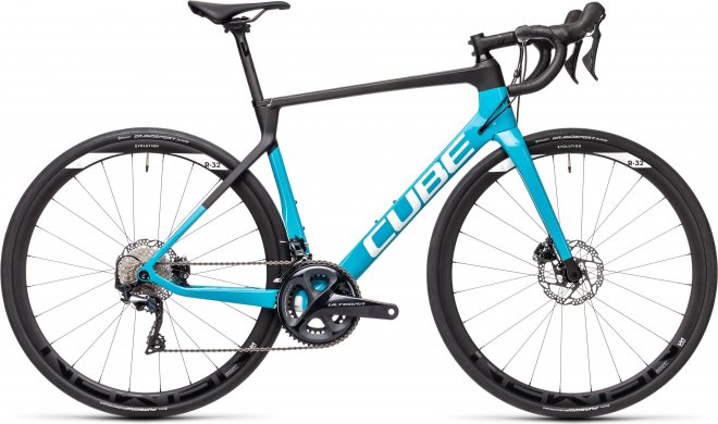 Велосипед Cube Agree C:62 Race (2021) Carbon Petrol