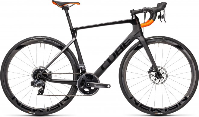 Велосипед Cube Agree C:62 SLT (2021) Carbon Orange