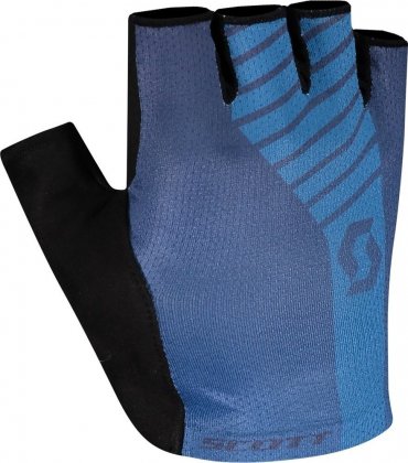 Перчатки с короткими пальцами Scott Aspect Gel SF, синие Atlantic Blue/Midnight Blue