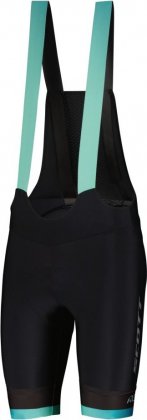 Велотрусы с лямками Scott RC Supersonic Edt. +++ Men's Bibshorts Black/Electric Green