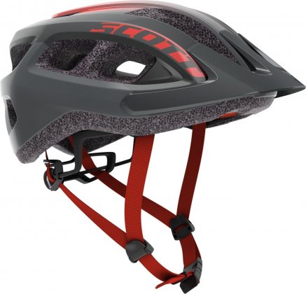 Шлем Scott Supra (CE) Helmet, серо-красный Grey/Red Fade
