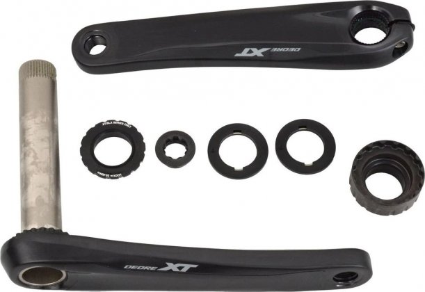 Шатуны без паука Shimano Deore XT FC-M8100-1, длина шатунов 175 мм