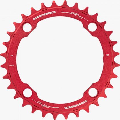 Звезда передняя Race Face 1x Chainring 104 BCD - NW 32T, красная Red