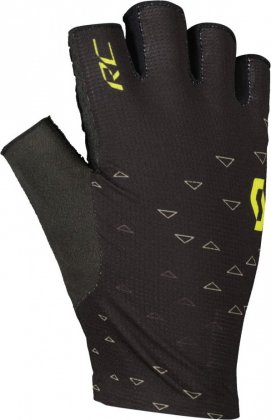 Перчатки с короткими пальцами Scott RC Pro SF Glove, чёрно-жёлтые Black/Sulphur Yellow