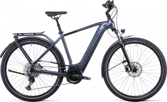 Велосипед Cube Touring Hybrid Pro 500 (2022) Metallic Grey/Black
