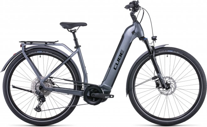 Велосипед Cube Kathmandu Hybrid Pro 625 Easy Entry (2022) Flash Grey/Black