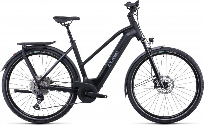 Велосипед Cube Kathmandu Hybrid EXC 750 Trapeze (2022) Black/Silver