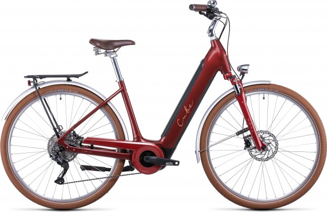 Велосипед Cube Ella Ride Hybrid 500 (2022) Auburn/Salmon