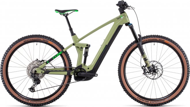 Велосипед Cube Stereo Hybrid 140 HPC SL 750 29 (2022) Green