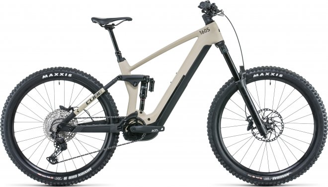Велосипед Cube Stereo Hybrid 160 HPC SL 750 27.5 (2022) Desert/Black