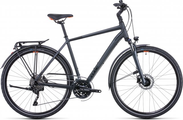 Велосипед Cube Touring EXC (2022) Grey/Orange