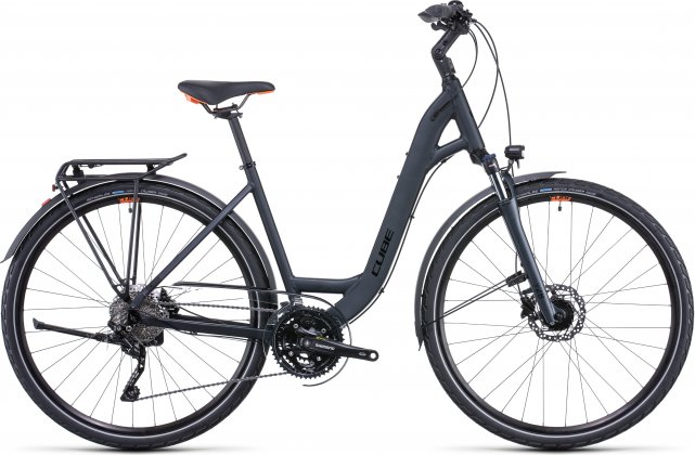 Велосипед Cube Touring EXC Easy Entry (2022) Grey/Orange