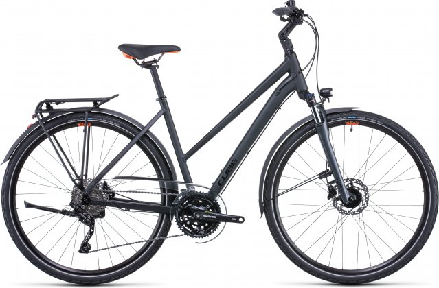 Велосипед Cube Touring EXC Trapeze (2022) Grey/Orange