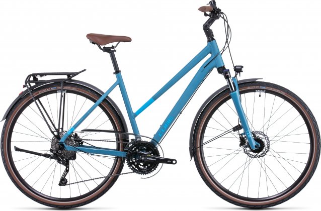 Велосипед Cube Touring EXC Trapeze (2022) Sphere Blue/Blue