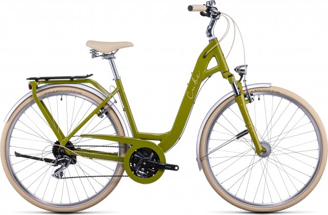 Велосипед Cube Ella Ride (2022) Avocado/Cream