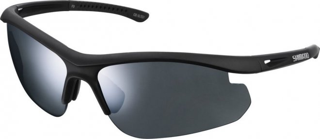 Очки спортивные Shimano Solstice-MR, чёрно-серебристые Black/Silver