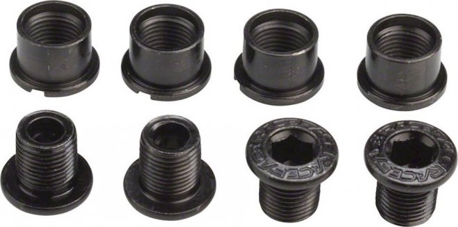 Комплект бонок Race Face Chainring Torx M8x8.5 (Bolt), M8x8.5 (Nut), чёрный Black