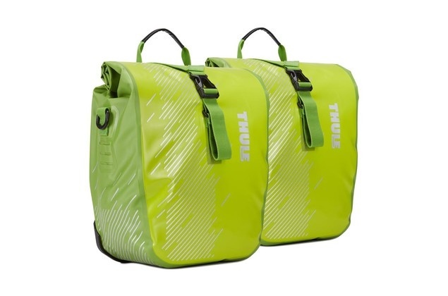 Набор велосипедных сумок Thule Shield Pannier S, салатовый Chartreuse