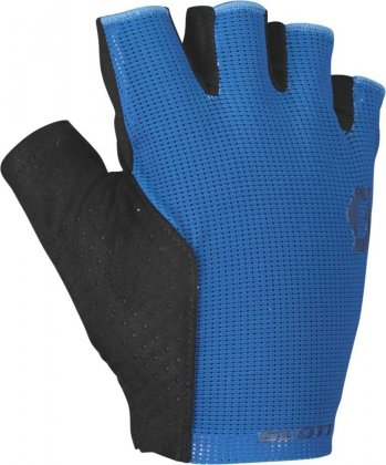 Перчатки с короткими пальцами Scott Essential Gel, сине-чёрные Storm Blue/Midnight Blue
