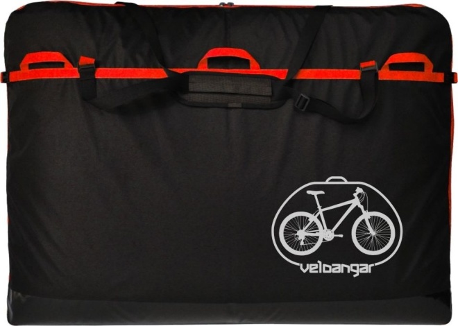 Кофр для велосипеда Veloangar №6, чёрно-красный Black/Red