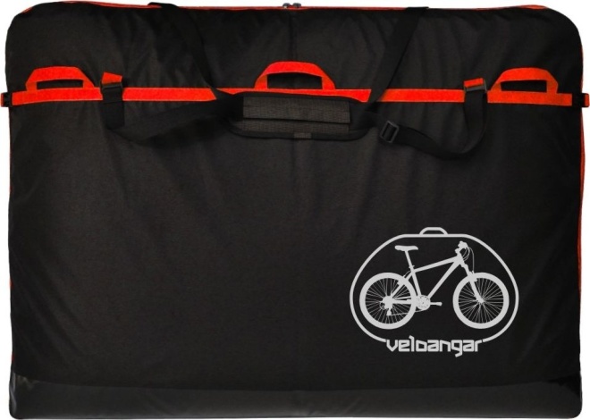 Кофр для велосипеда Veloangar 6, чёрно-красный Black/Red