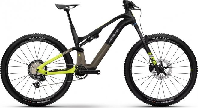 Велосипед Haibike Lyke CF 11 (2024) Carbon/Sand/Glossy Lime