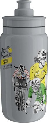 Фляга Elite Fly Tour de France 2023, 550 мл, серая Le Tour de France Yellow 2023 Femmes