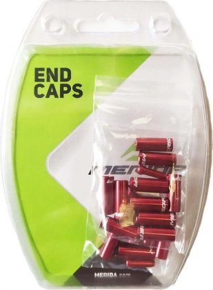 Комплект наконечников для рубашки Merida Universal End Caps, красный Red