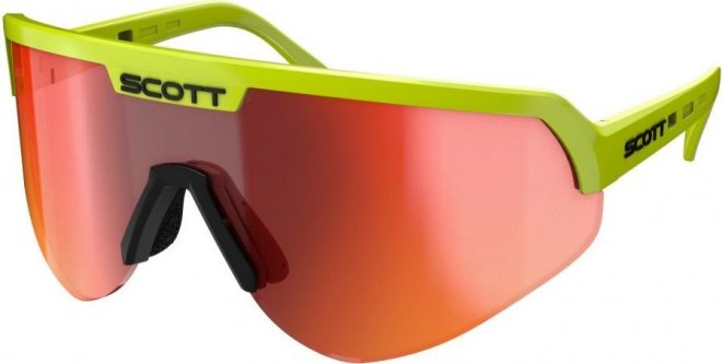Очки спортивные Scott SportShields 60th Sunglasses, жёлтые Yellow/Red