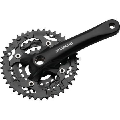 Система под квадрат Shimano Acera FC-M361, длина шатунов 175 мм, набор звёзд 48-36-26T, с защитой цепи, чёрная