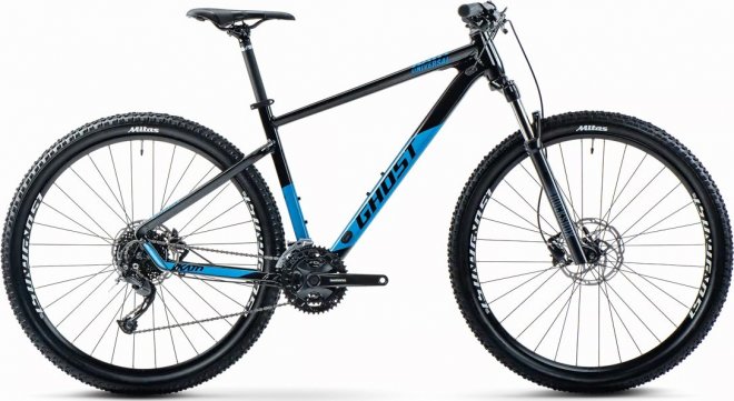 Велосипед Ghost Kato Universal (2025) Glossy Black/Bright Blue