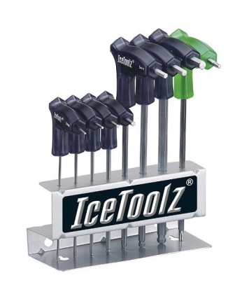 Набор шестигранных ключей Г-образных IceToolz Bike Bicycle Twinhead Wrench Set