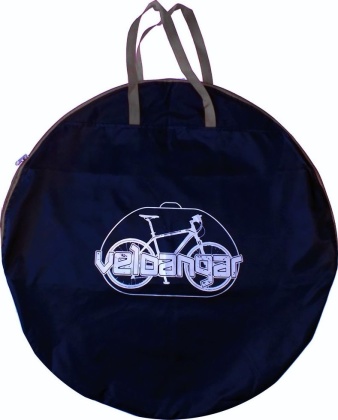 Чехол для колеса Veloangar 5, синий с чёрными лямками Blue/Black