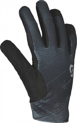 Перчатки с длинными пальцами Scott Ridance LF Glove, серо-чёрные Black/Dark Grey