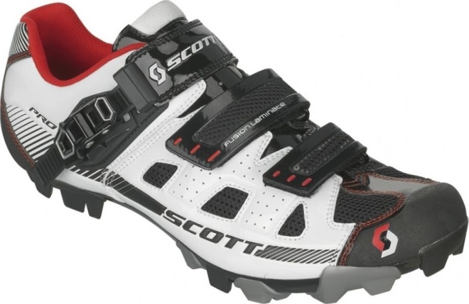 Велообувь Scott MTB Pro Shoe, бело-чёрная