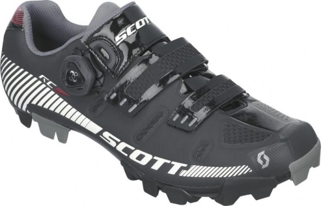 Велообувь Scott MTB RC Lady Shoe, чёрно-белая
