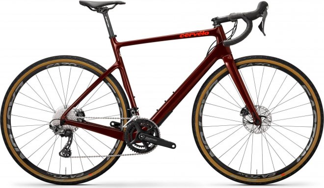 Велосипед Cervelo Aspero GRX Disc (2020) Burgundy/Dark Orange