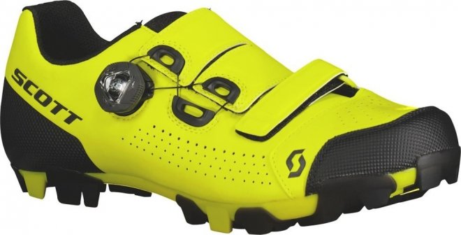 Велообувь Scott MTB Team BOA Shoe, жёлто-чёрные Yellow/Black