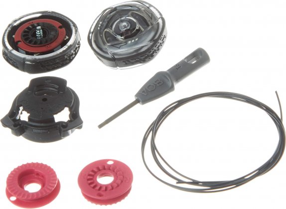 Комплект застёжек для обуви Shimano BOA IP1 Repair Kit 1 Dials Black for SH-XC/RC901 Right, чёрный Black