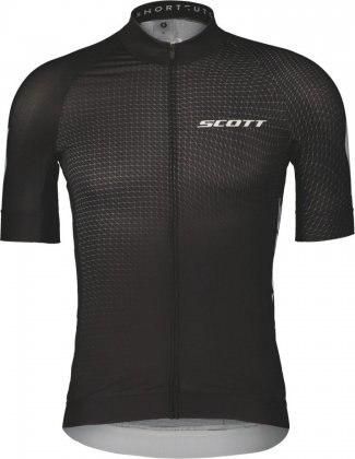 Джерси с коротким рукавом Scott RC Pro S/SL Jersey, чёрное Black/White