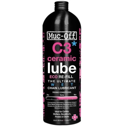 Смазка для цепи при влажной погоде с керамикой Muc-Off C3 Ceramic Wet Lube, 1 литр