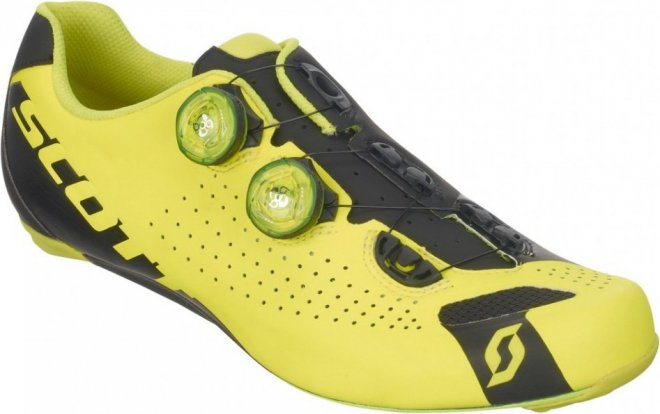 Велотуфли Scott Road RC Shoe, жёлто-чёрные Neon Yellow/Black
