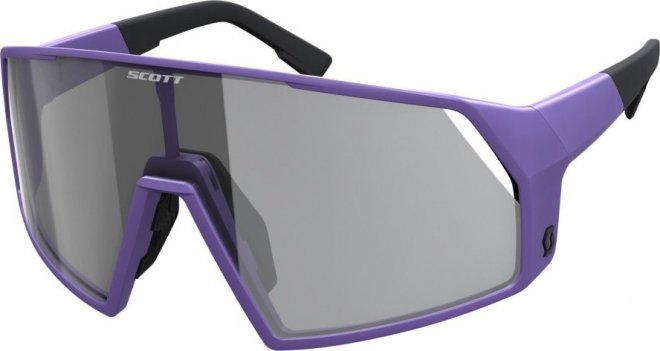 Очки спортивные Scott Pro Shield Light Sensitive Sunglasses, фиолетовые Ultra Purple/Grey Light Sensitive