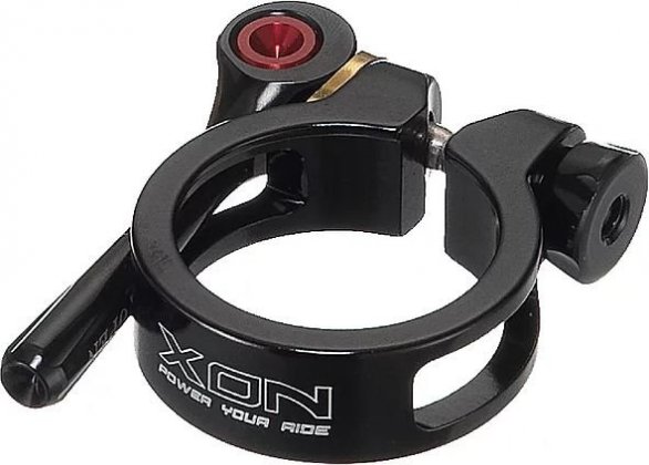 Хомут для подседельного штыря XON XSC-06, диаметр 31.8 мм, чёрный Black