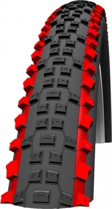 Покрышка Schwalbe Racing Ralph 26х2.25, Tubeless Ready, с красной полосой Red