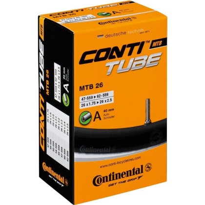 Камера Continental Tube MTB 26, 26x1.5-1.75, ниппель Schrader