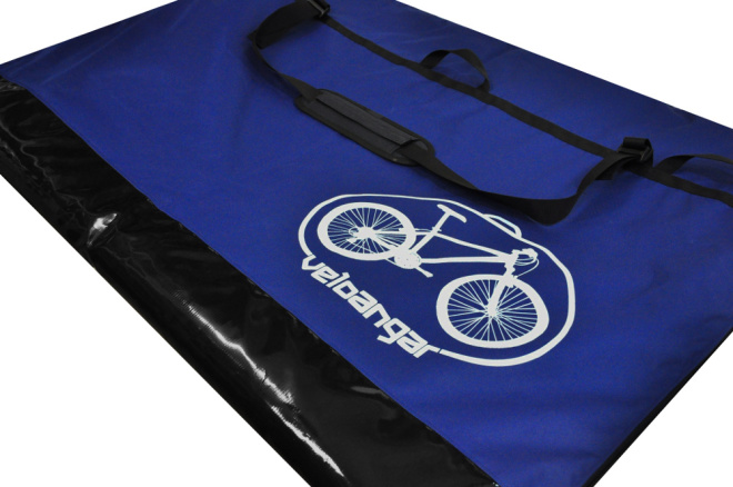 Кофр для велосипеда Veloangar 6, сине-чёрный Blue/Black